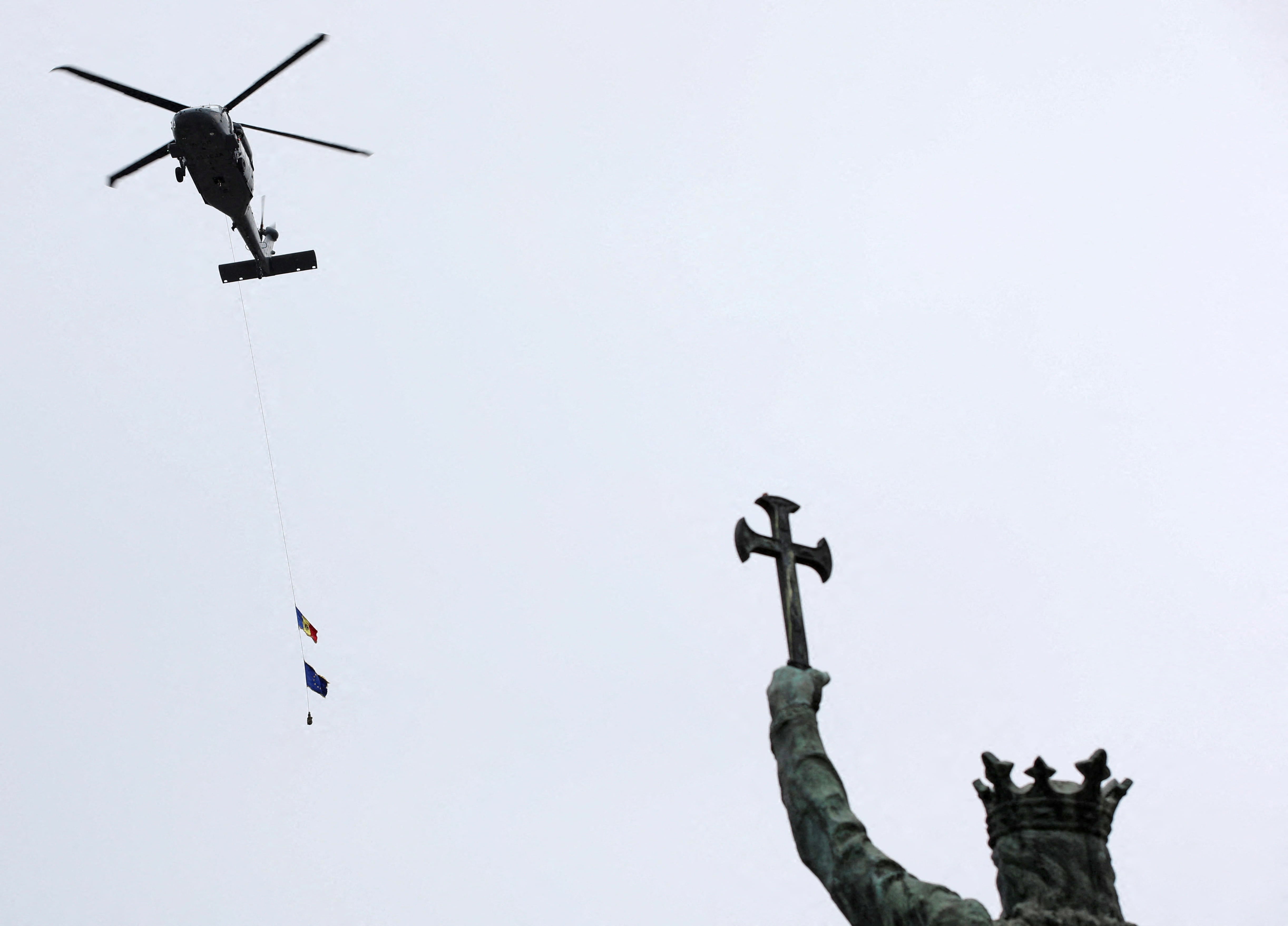 Moldavia no es ajena a las celebraciones de Europa, a pesar de su situación económica.