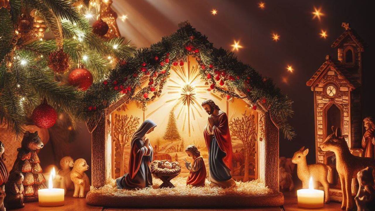 El árbol de Navidad y el pesebre son las dos grandes representaciones de la Natividad
