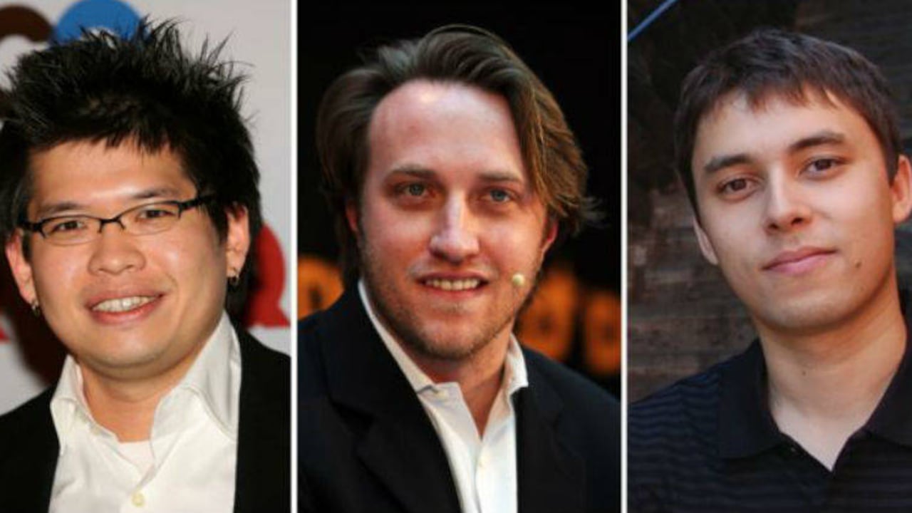Steve Chen, Chad Hurley y Jawed Karim fueron los creadores de la primera versión de YouTube. (Foto: Getty Images-Jawed Karim)
