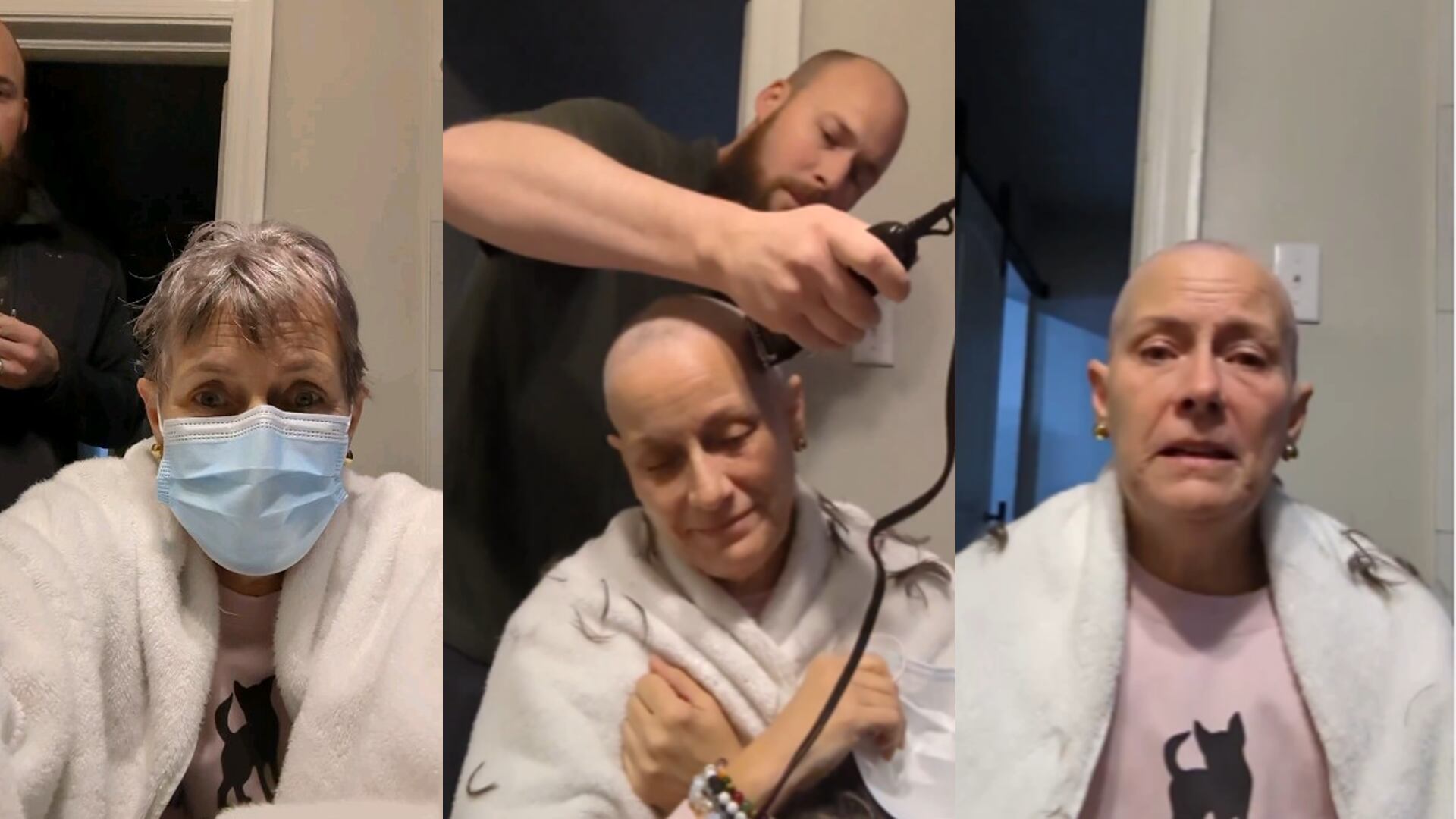 La actriz mostró el proceso de su rapada y sus sentimientos frente al paso que dio. Fotos: Instagram @kristililley.