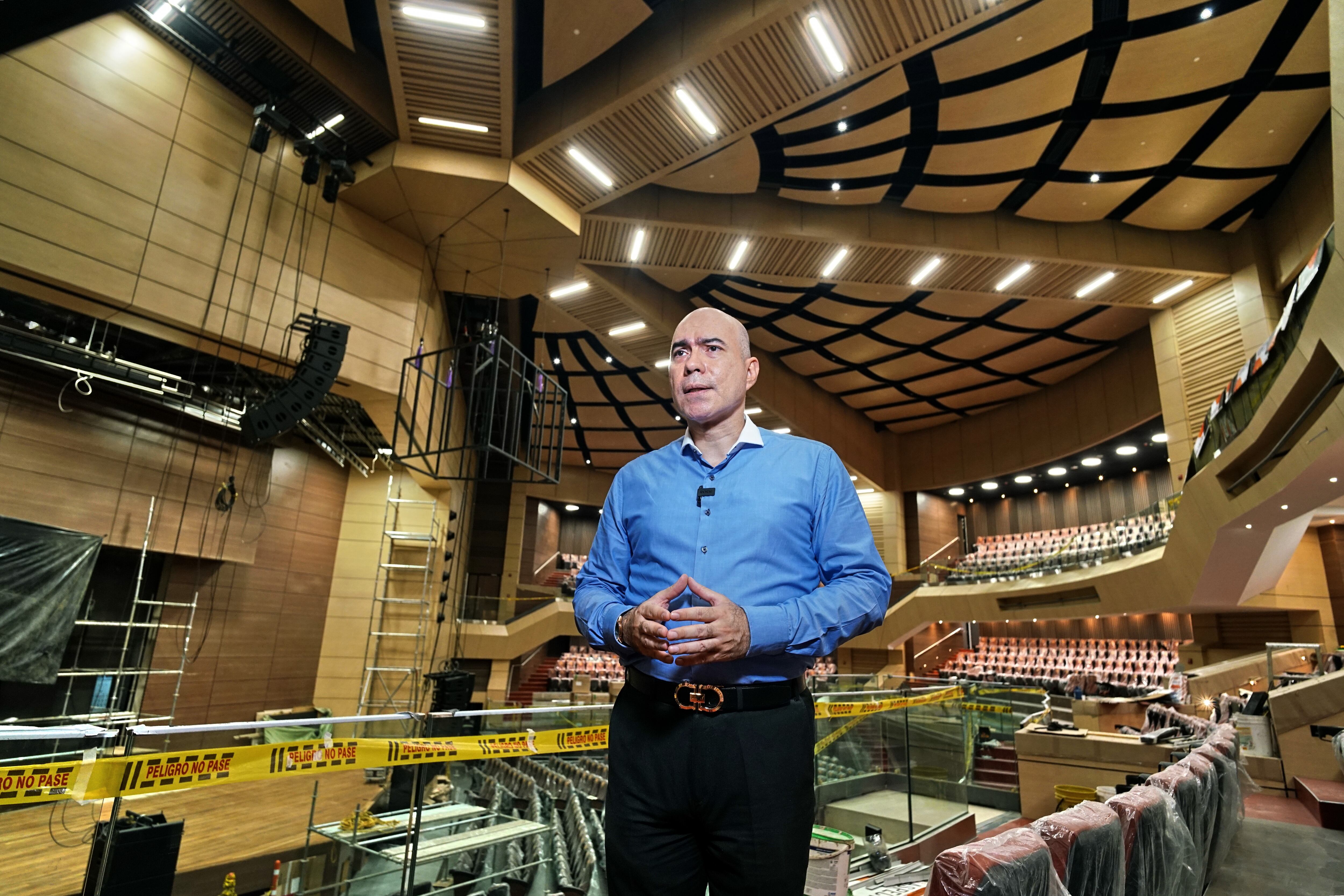 El Arena Universidad Santiago de Cali, un auditorio gigante con capacidad para dos mil personas que inaugurará la USCA en la Feria de Cali. Foto Jorge Orozco / El País.