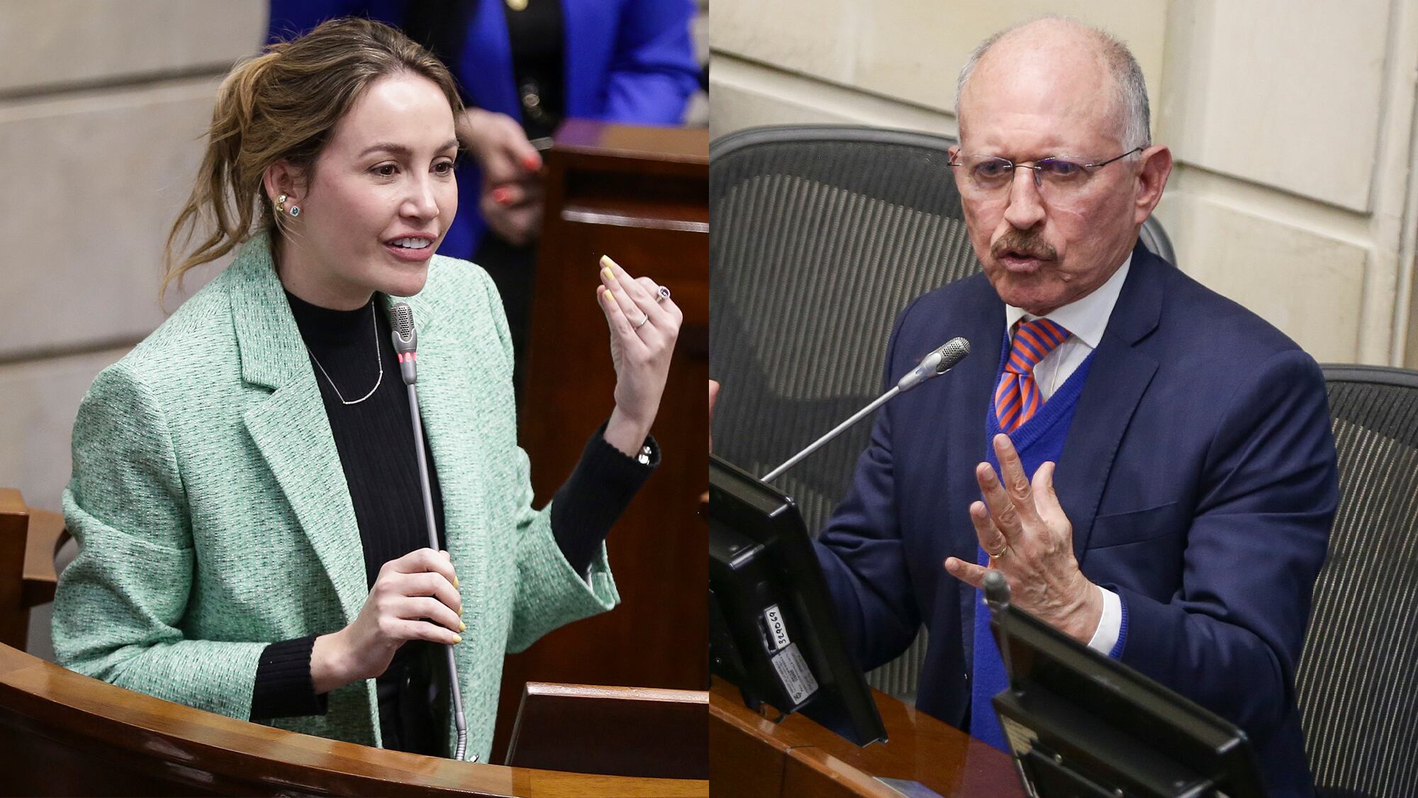 Ana María Castañeda y temístocles Ortega