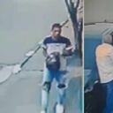 Un doble homicidio quedó registrado en una cámara de seguridad en el barrio Sucre, pleno centro de Cali.