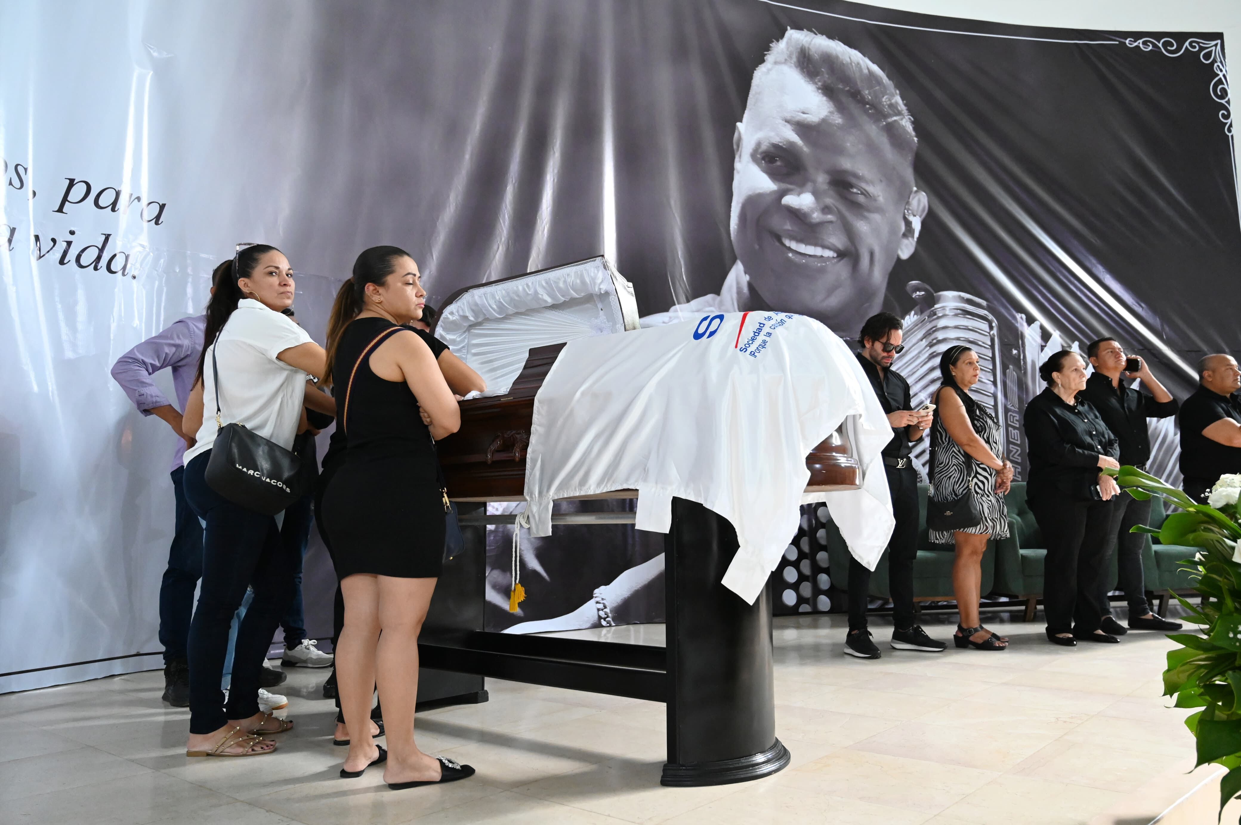 Exequias del cantante vallenato Omar Geles, en Valledupar