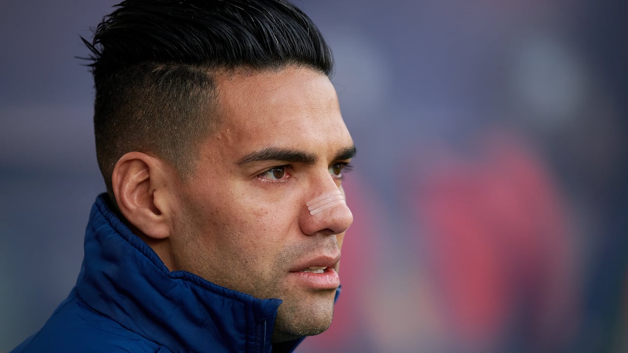 Radamel Falcao García, delantero colombiano.