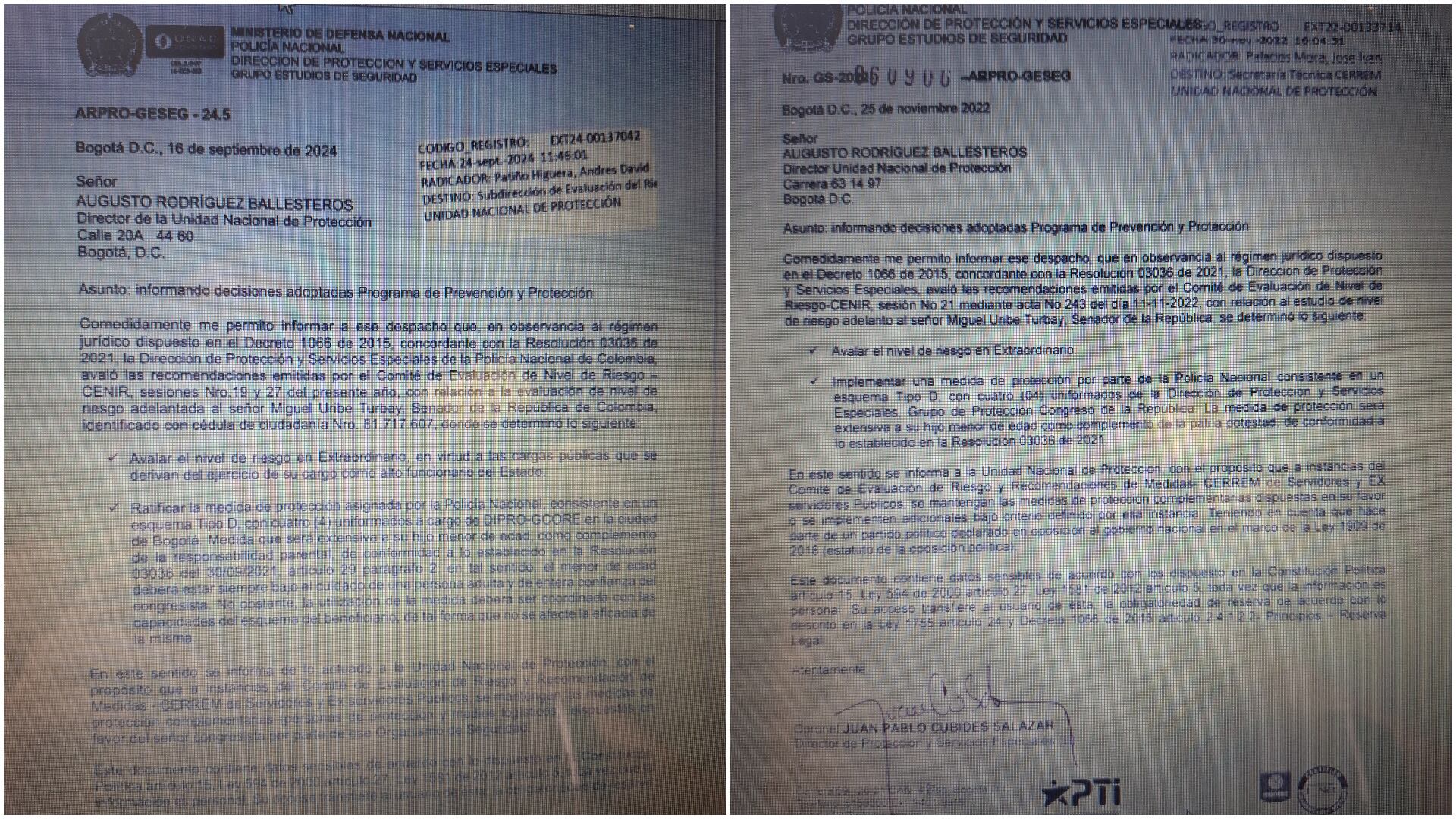 Miguel Uribe Turbay le había solicitado a la UNP reforzar su esquema de seguridad.