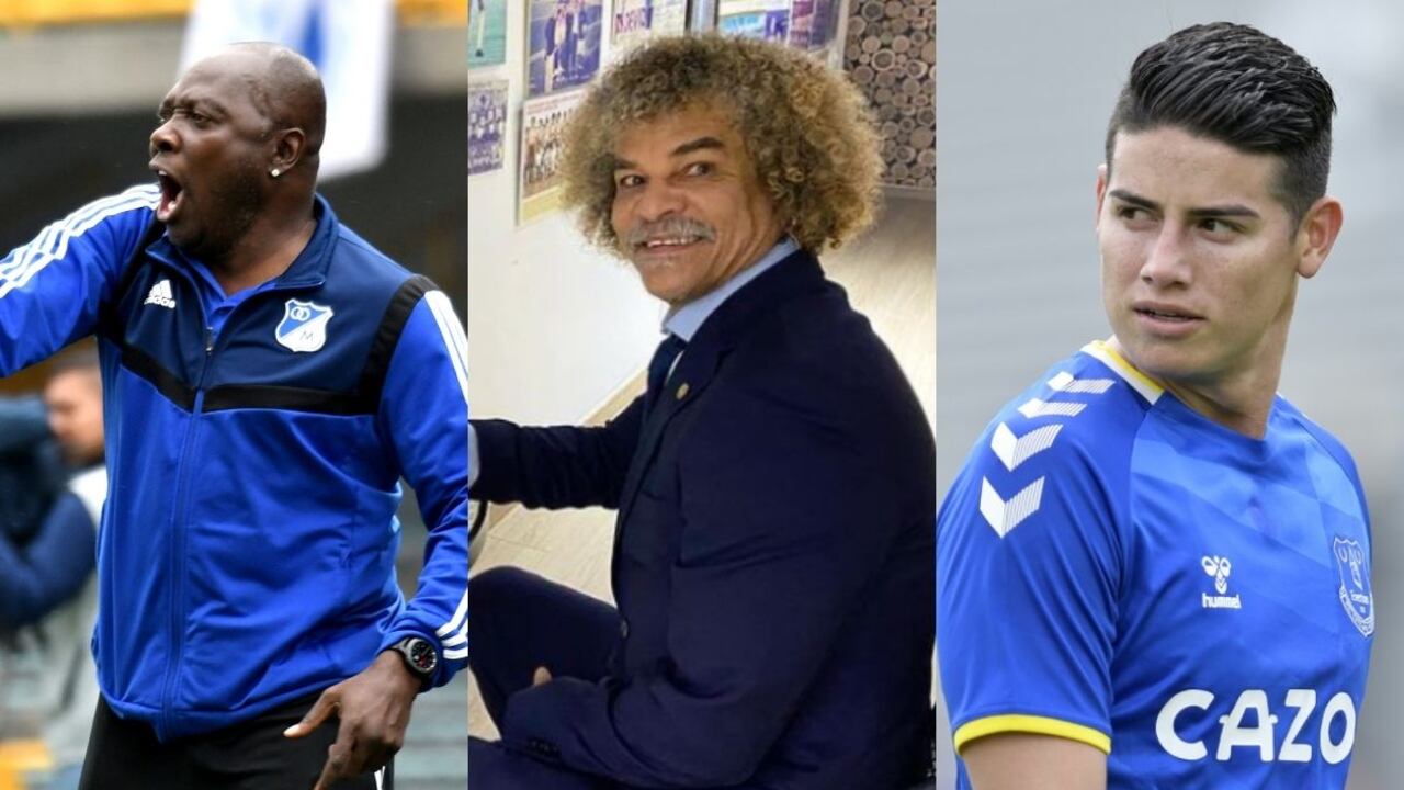 Freddy Rincón, Pibe Valderrama y James Rodríguez