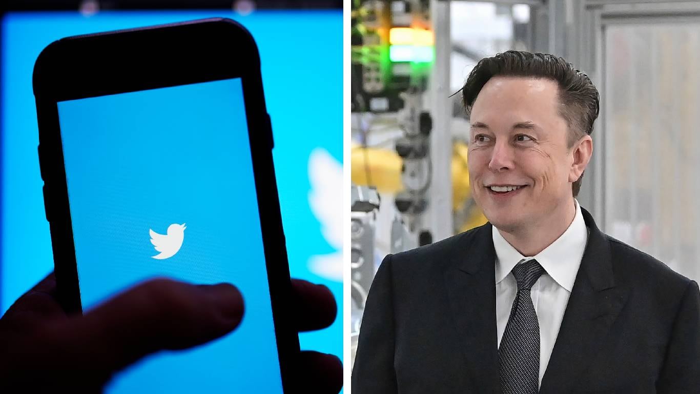 Elon Musk fue demandado por Twitter debido a un incumplimiento de contrato de compra de esta red social. Foto: AP/ Gregory Bull - Patrick Pleul. Montaje SEMANA.