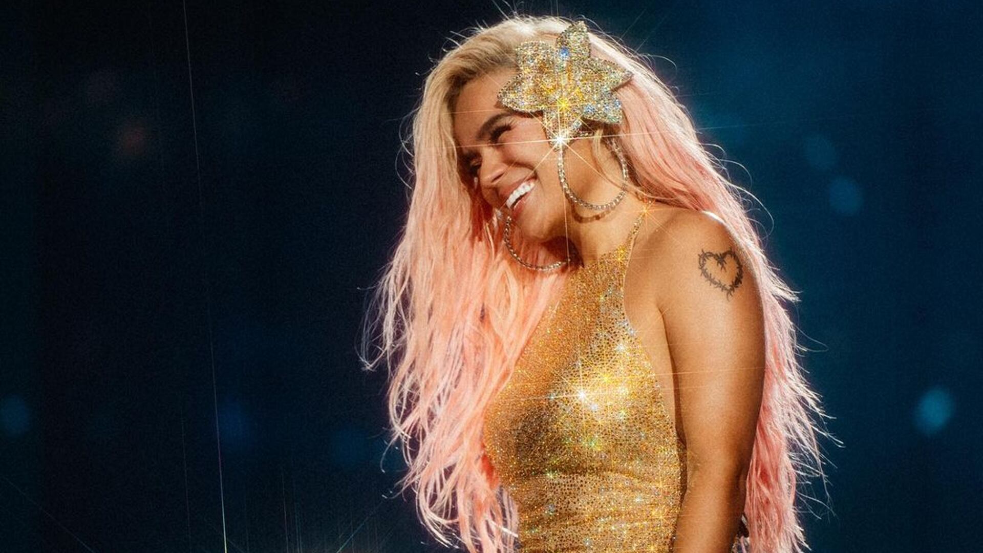 La paisa vivió un concierto inolvidable en la capital de Florida. Foto: Instagram @karolg.