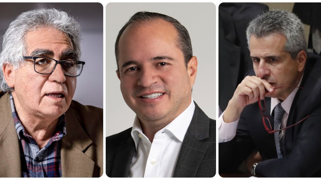 Augusto Rodríguez, Juan Espinal y Luis Fernando Velasco.