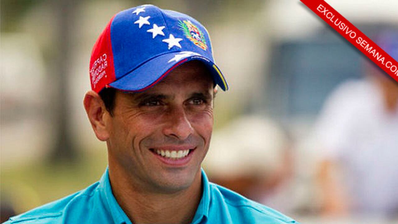 El candidato de la oposición venezolana a la presidencia, Herique Capriles.