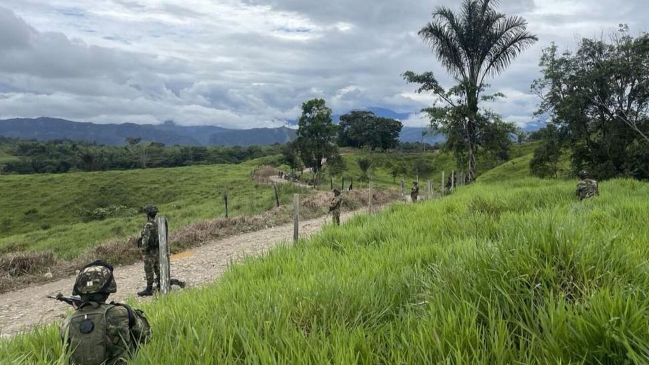 Fuerzas Militares toman control en la vereda Palmeiras del municipio San José del Fragua, en Caquetá.