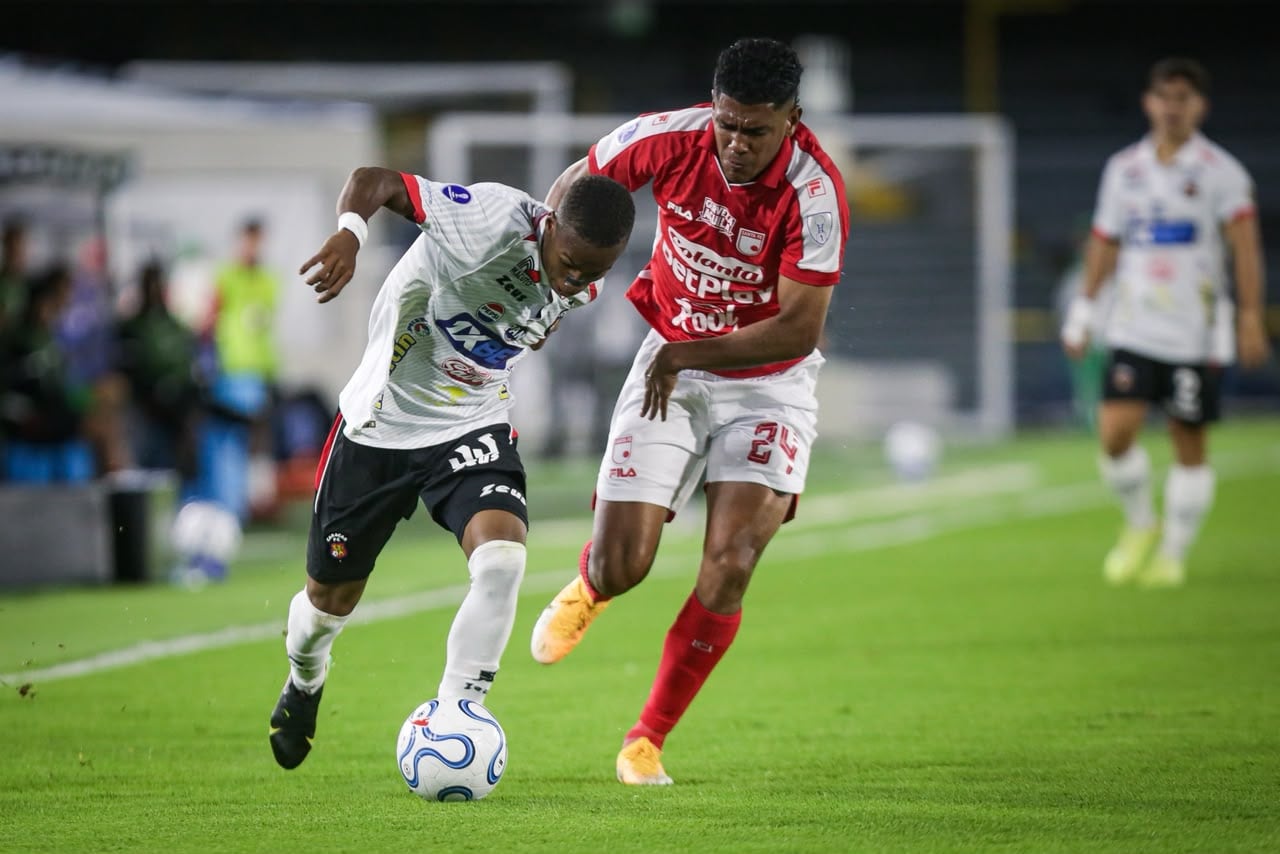 Santa Fe vs. Caracas por la Copa Sudamericana.