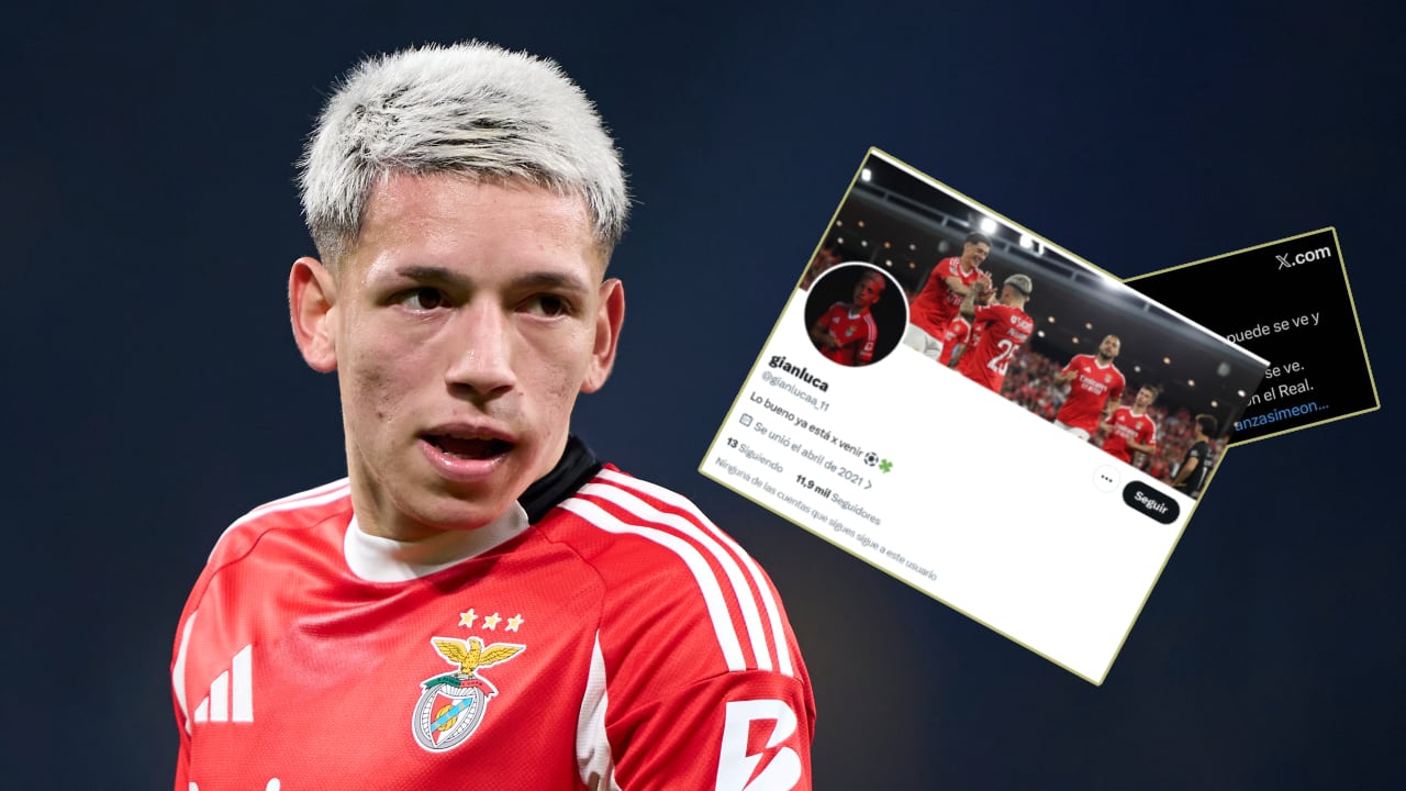 Gianluca Prestianni se pronunció en su cuenta de X