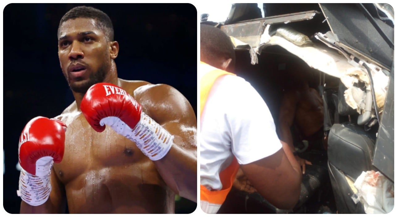 Anthony Joshua sufre un accidente