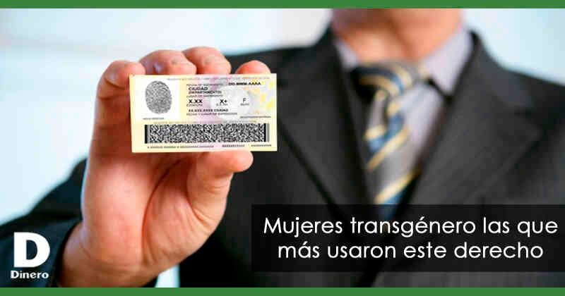 Las mujeres transgénero son las que más utilizan el derecho a cambiar la cédula