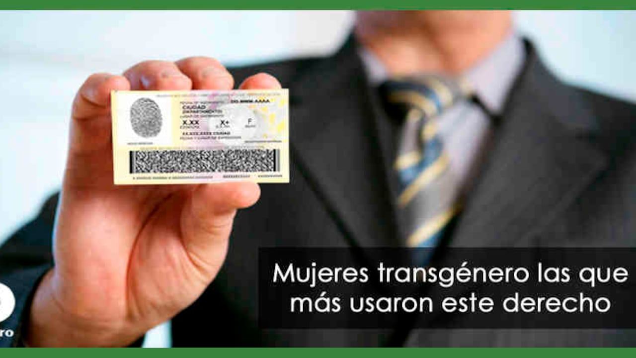 340 de los casos fueron de cambios de nombres de género masculino a femenino