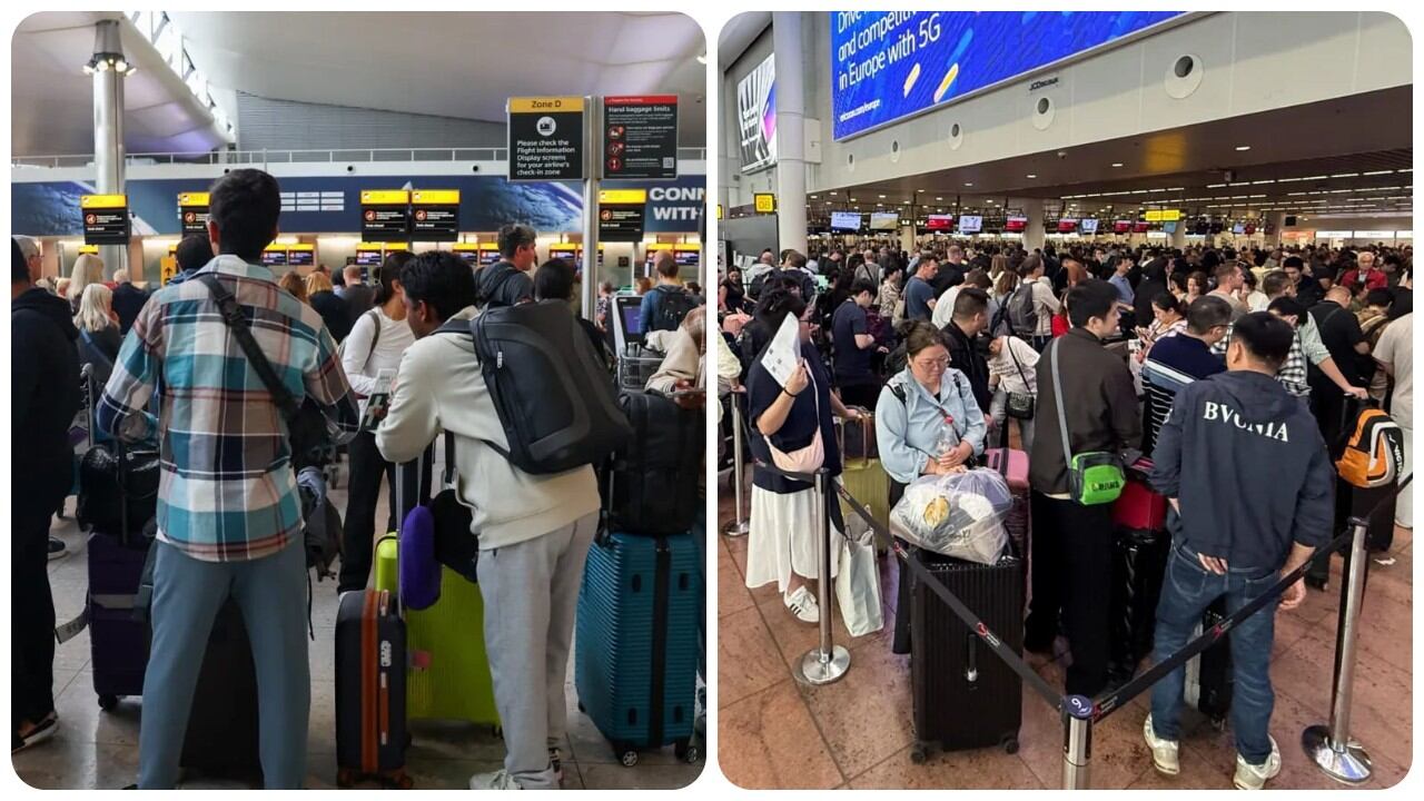 Vuelos cancelados y retrasos se vivieron este sábado en varios aeropuertos de Europa por un ciberataque.