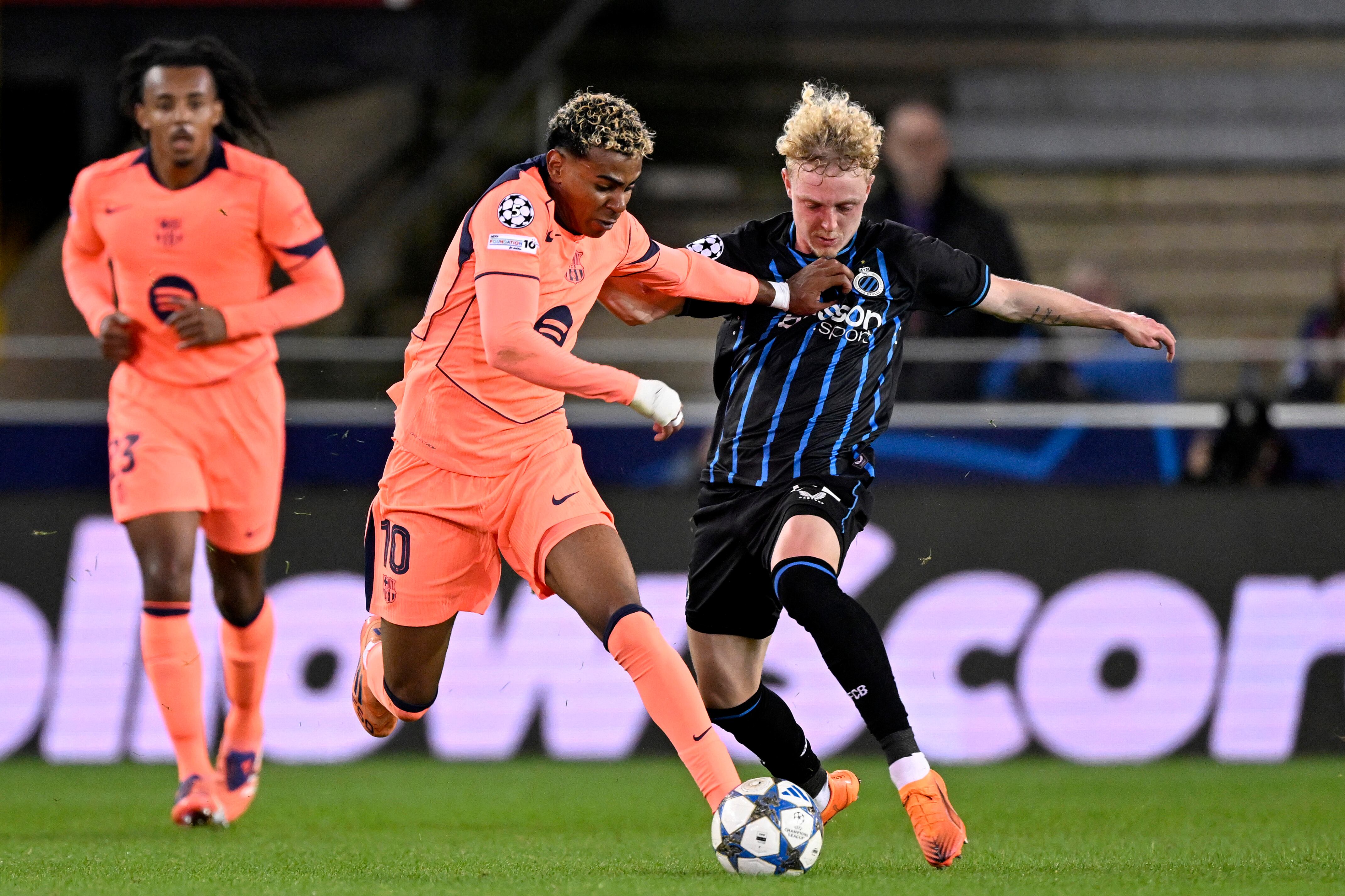 Acabó siendo un partidazo entre Brujas y Barcelona por Champions.