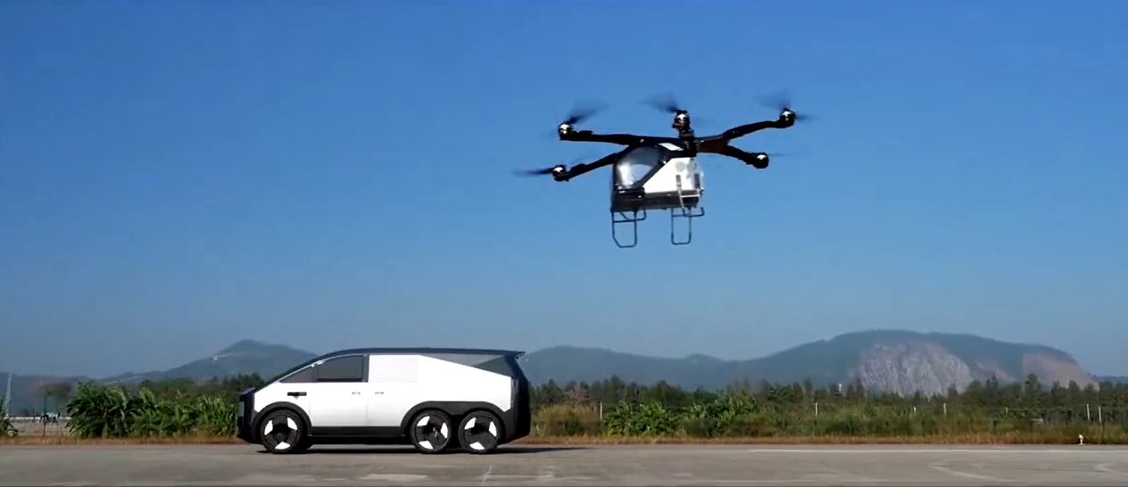 La era de los carros voladores parece cercana tras el primer vuelo del innovador vehículo de XPENG.