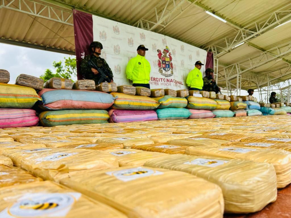 La marihuana pertenecía a una disidencia de las Farc.