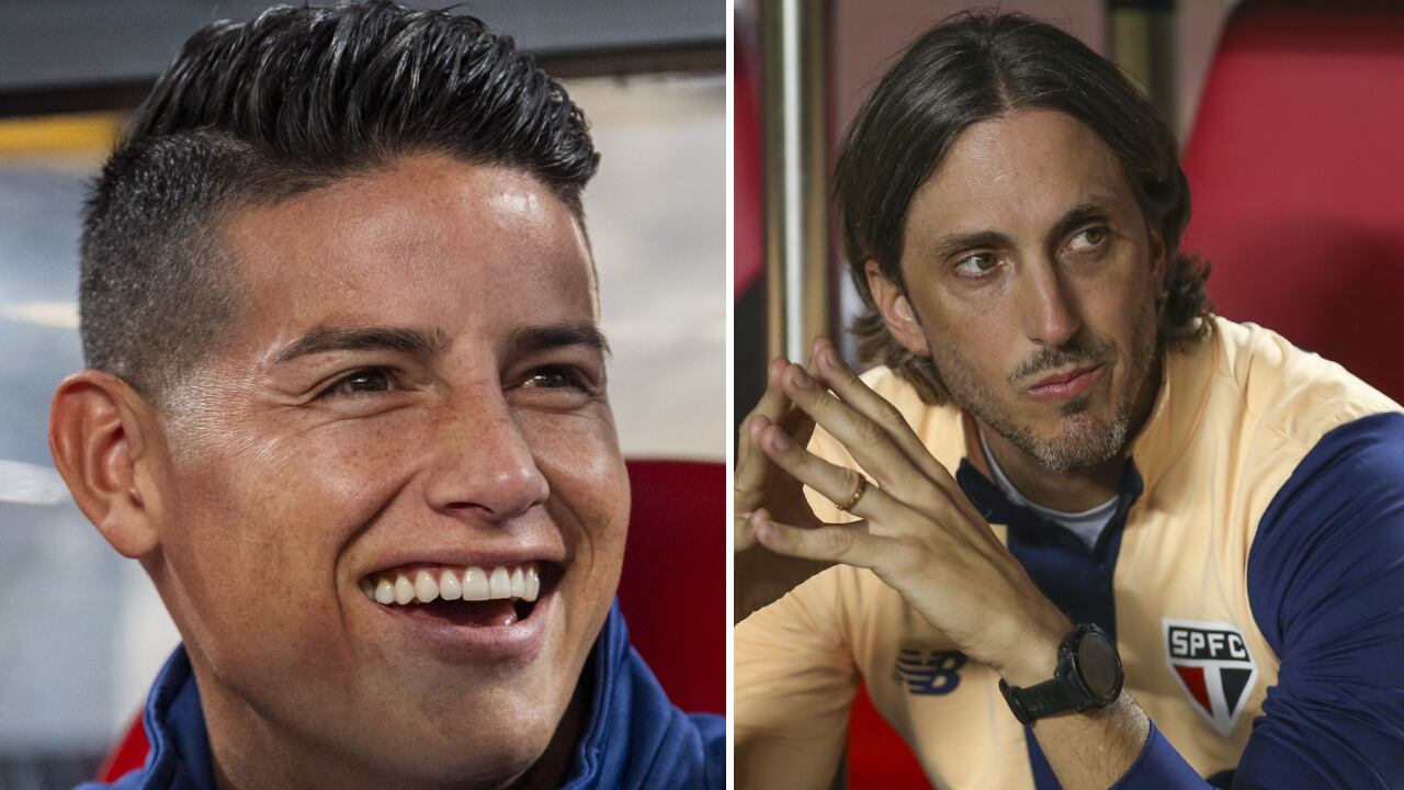 James Rodríguez y Luis Zubeldía no compaginaron en Sao Paulo