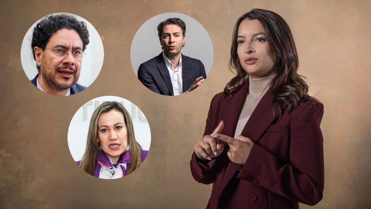 Andrea Petro, Iván Cepeda Daniel Quintero y Carolina Corcho.