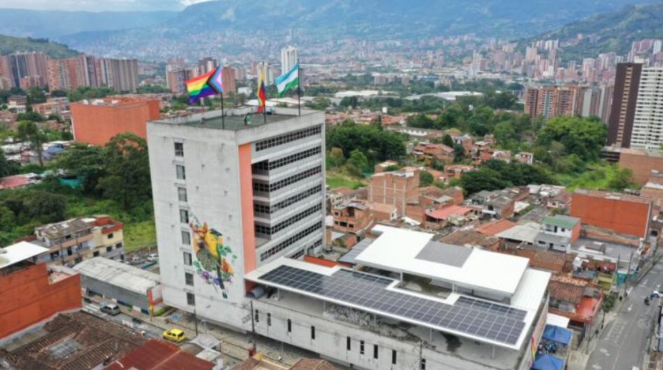 Fachada de la Alcaldía de La Estrella.
