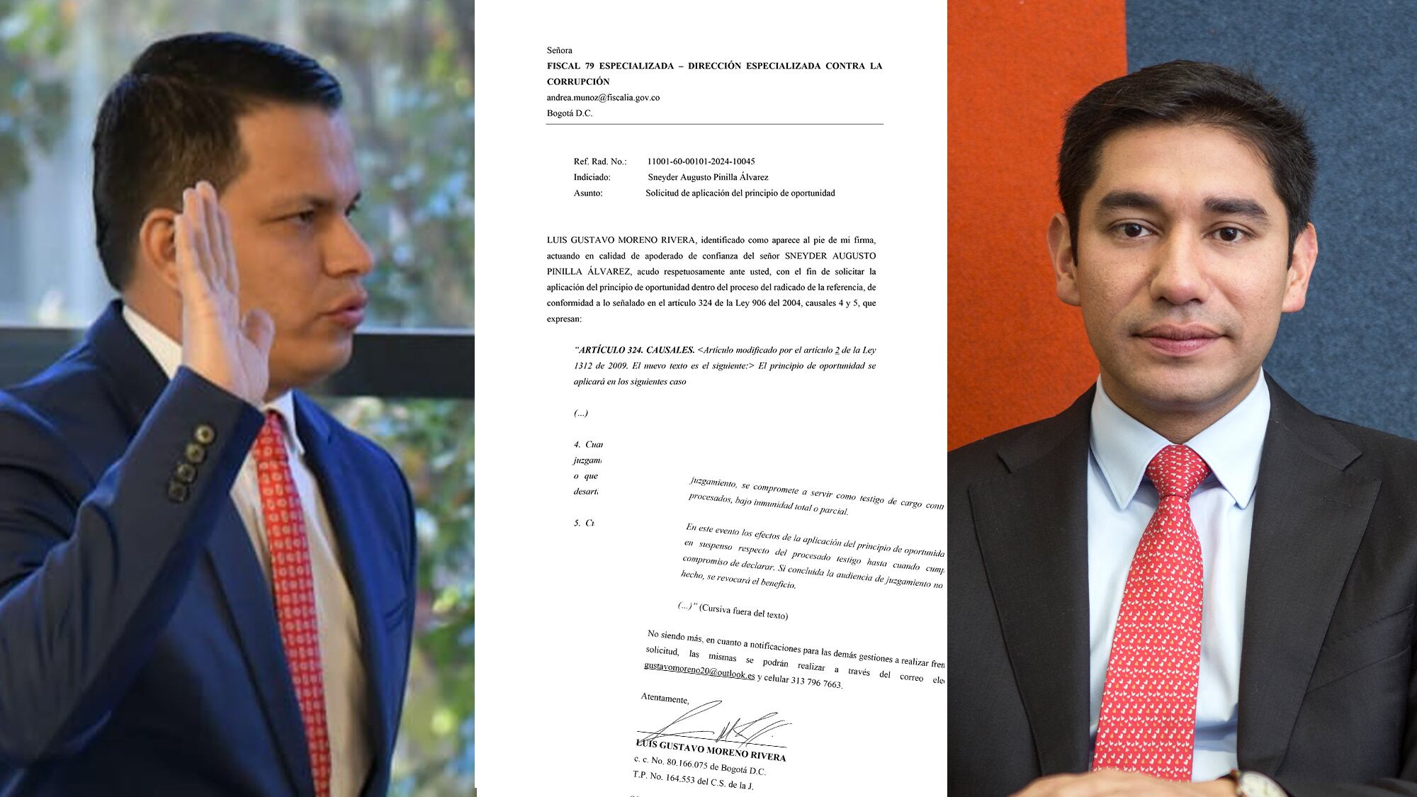 Sneyder Augusto Pinilla Luis Gustavo Moreno