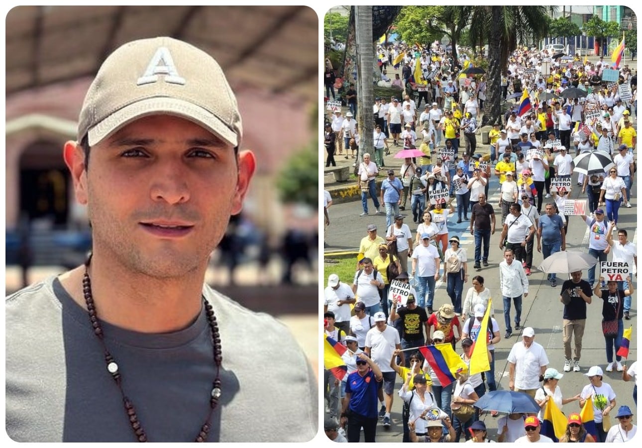 El abogado y activista Jaime Arizabaleta reconoció el acompañamiento de la ciudadanía en Cali en la marcha del 23 N.