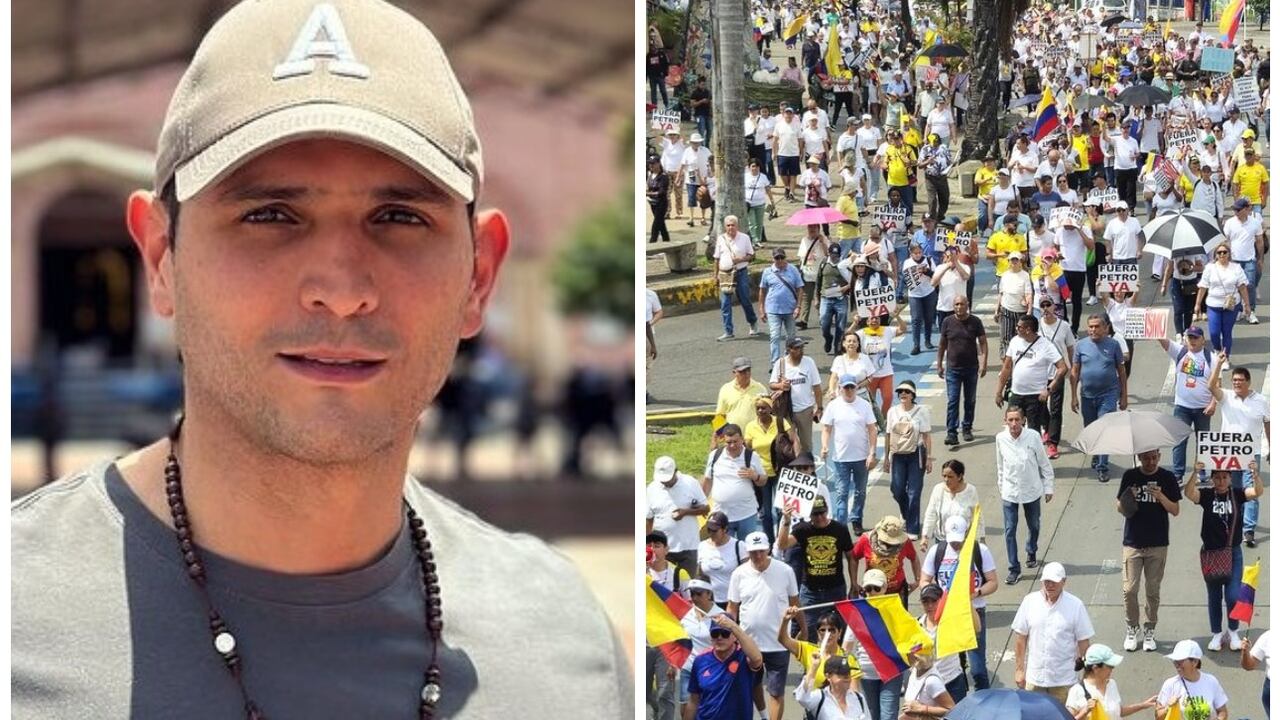 El abogado y activista Jaime Arizabaleta reconoció el acompañamiento de la ciudadanía en Cali en la marcha del 23 N.