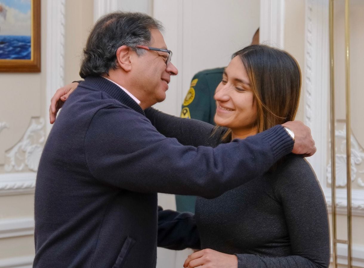 Gustavo Petro y Laura Sarabia