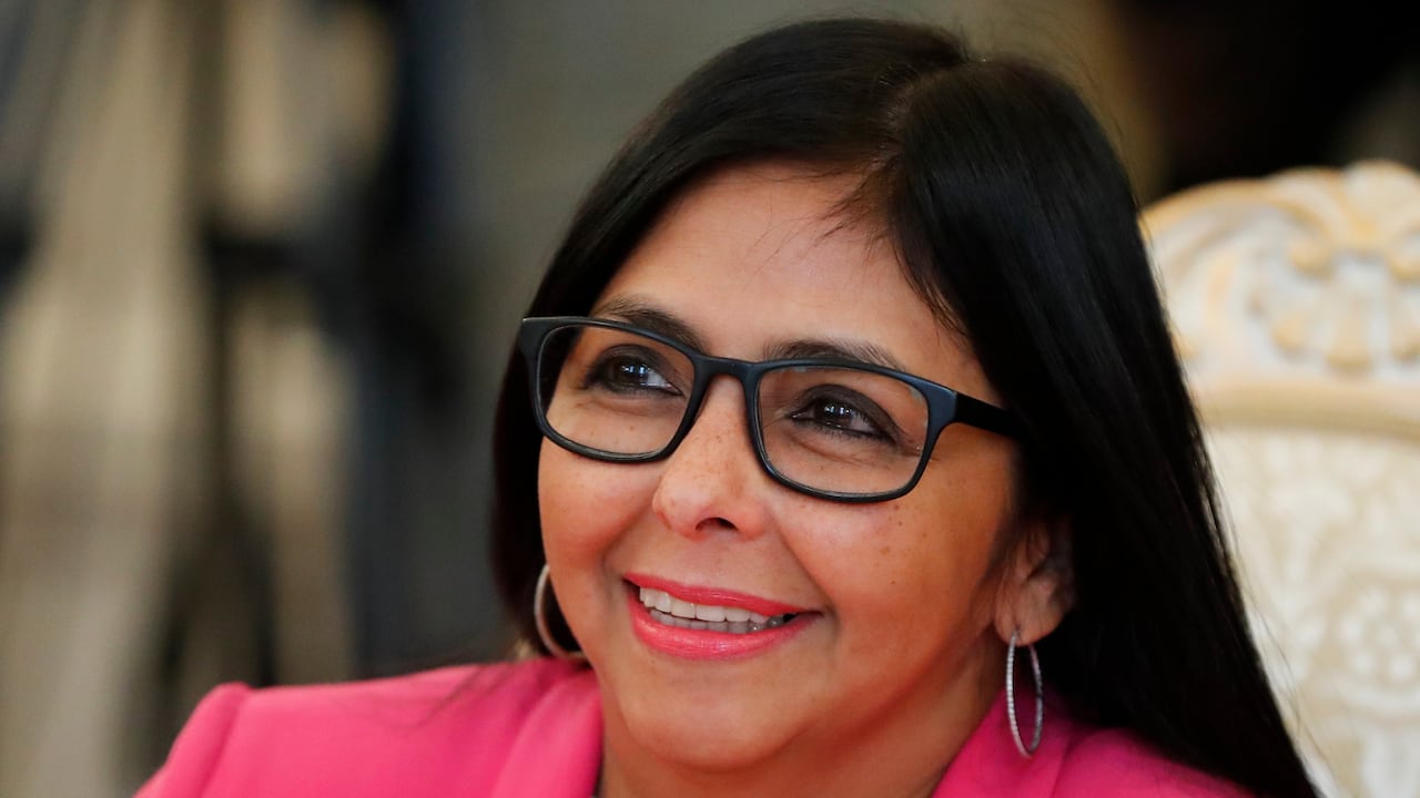 Delcy Rodríguez, presidenta interina de Venezuela.