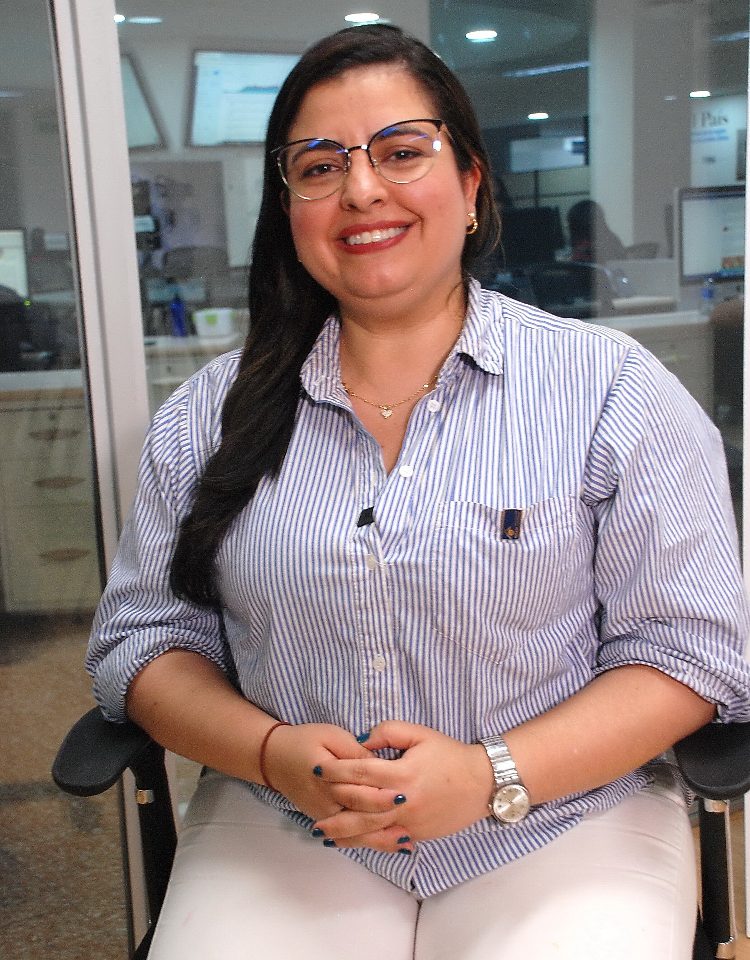 Directora del Ideam Ghisliane Echeverry. Julio 2023 fotos Olga Lucero Cadena.