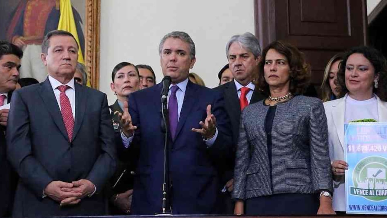 Iván Duque presentó ante el Conghreso un paquete de proyectos anticorrupción