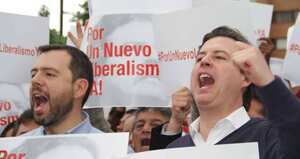 Carlos fernando Galán y Juan Manuel Galán, hijos del asesinado dirigente Luis Carlos Galán