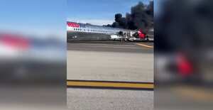 Emergencia en aterrizaje de avión comercial en Miami