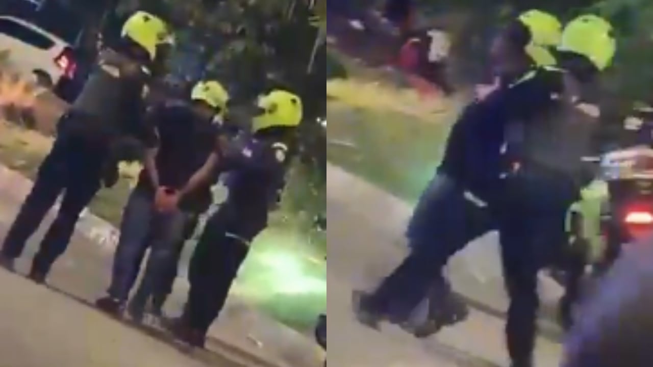 En la imagen, el presunto responsable en poder de la Policía.