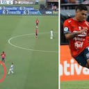 La mágica asistencia de Juan Fernando Quintero en la victoria del Medellín sobre Llaneros.