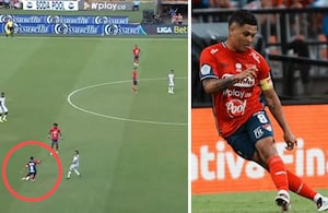 La mágica asistencia de Juan Fernando Quintero en la victoria del Medellín sobre Llaneros.