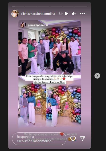 Mamá de Luis Díaz celebró su cumpleaños en Inglaterra