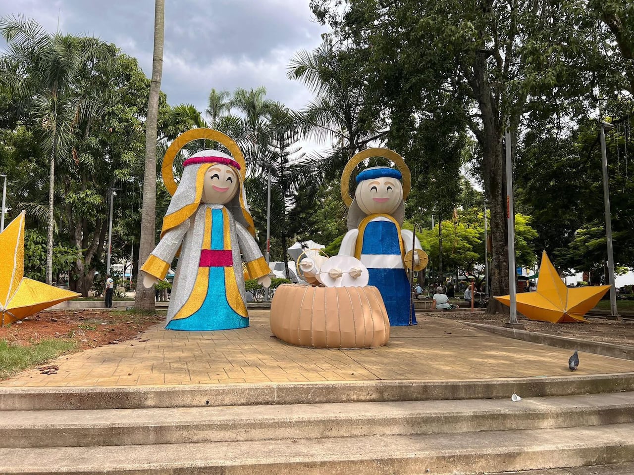Alumbrado navideño en Cartago, norte del Valle del Cauca