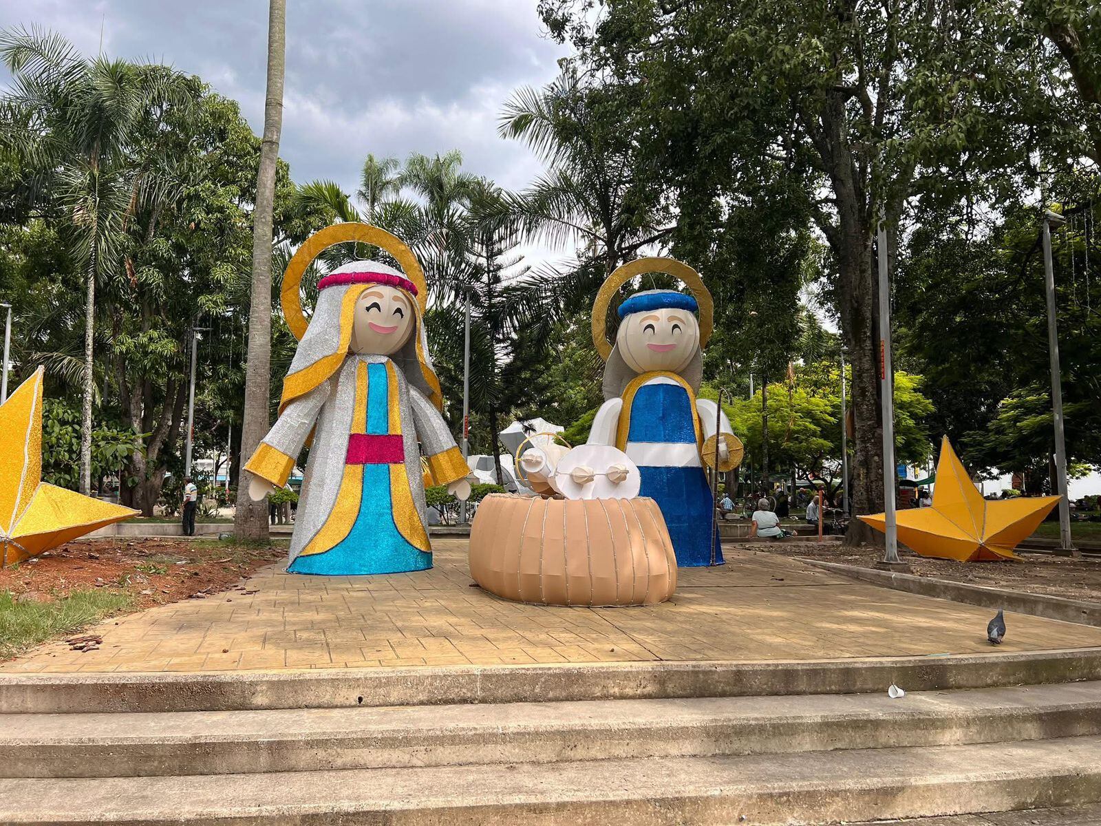 Alumbrado navideño en Cartago, norte del Valle del Cauca