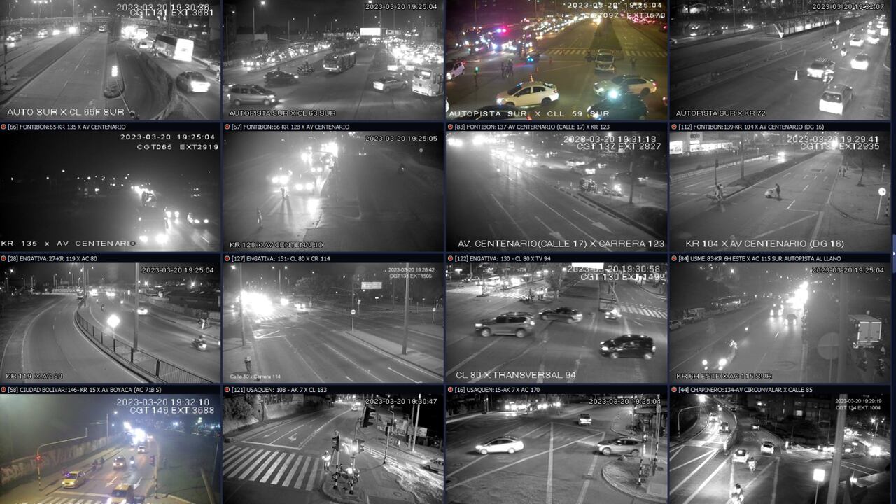 La movilidad en Bogotá el lunes festivo 20 de marzo a las 07:52 p. m.