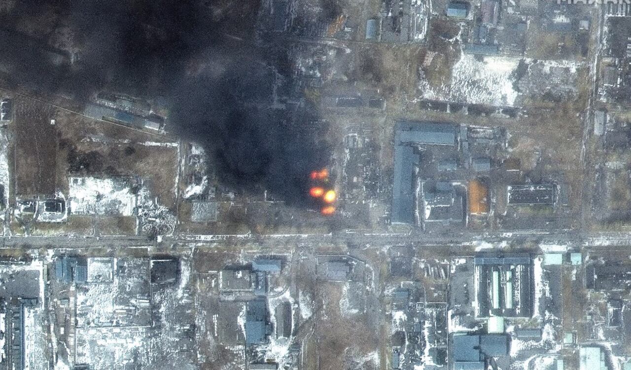 Así luce Mariúpol luego de algunos bombardeos rusos sobre la ciudad ucraniana