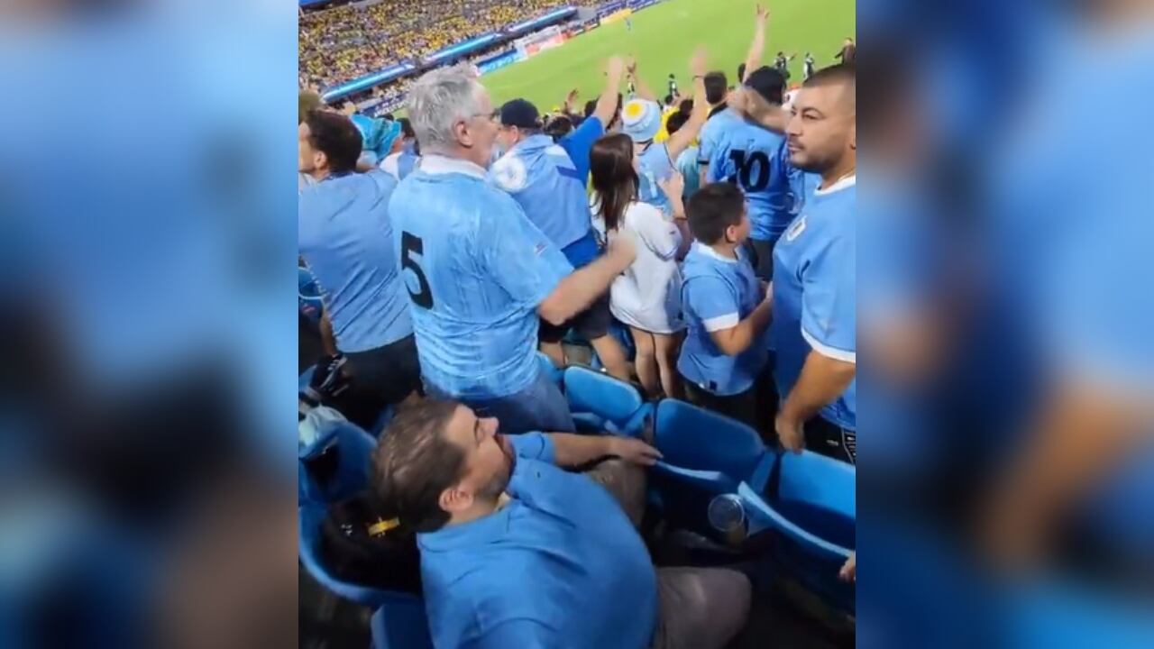 Este video es de pocos minutos antes de que se presentara la pelea.