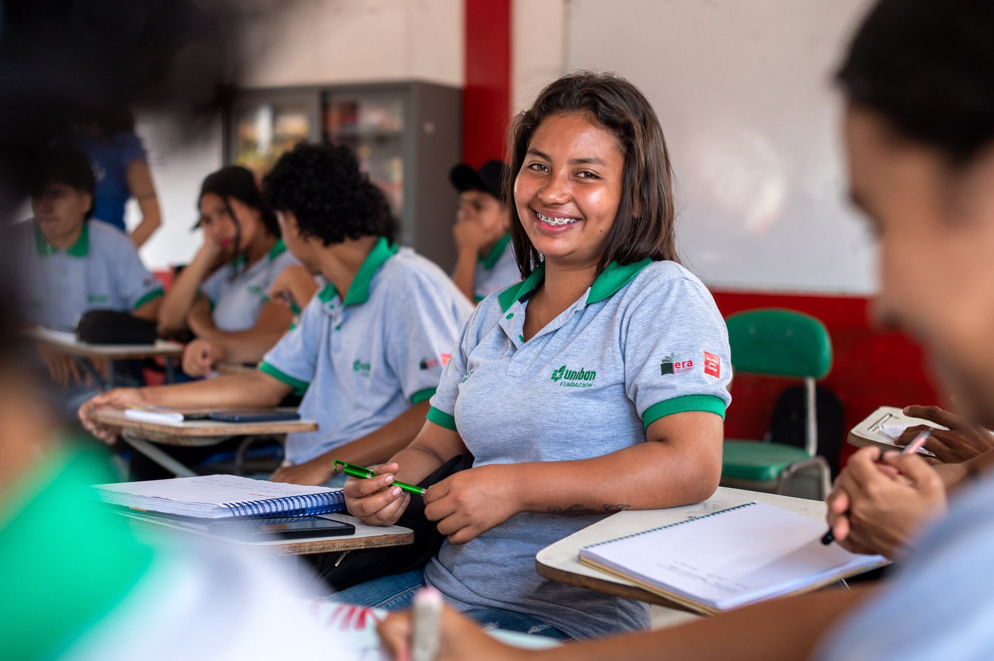 Bella Nira, estudiante de la Institución Educativa La Cristalina en Urabá.