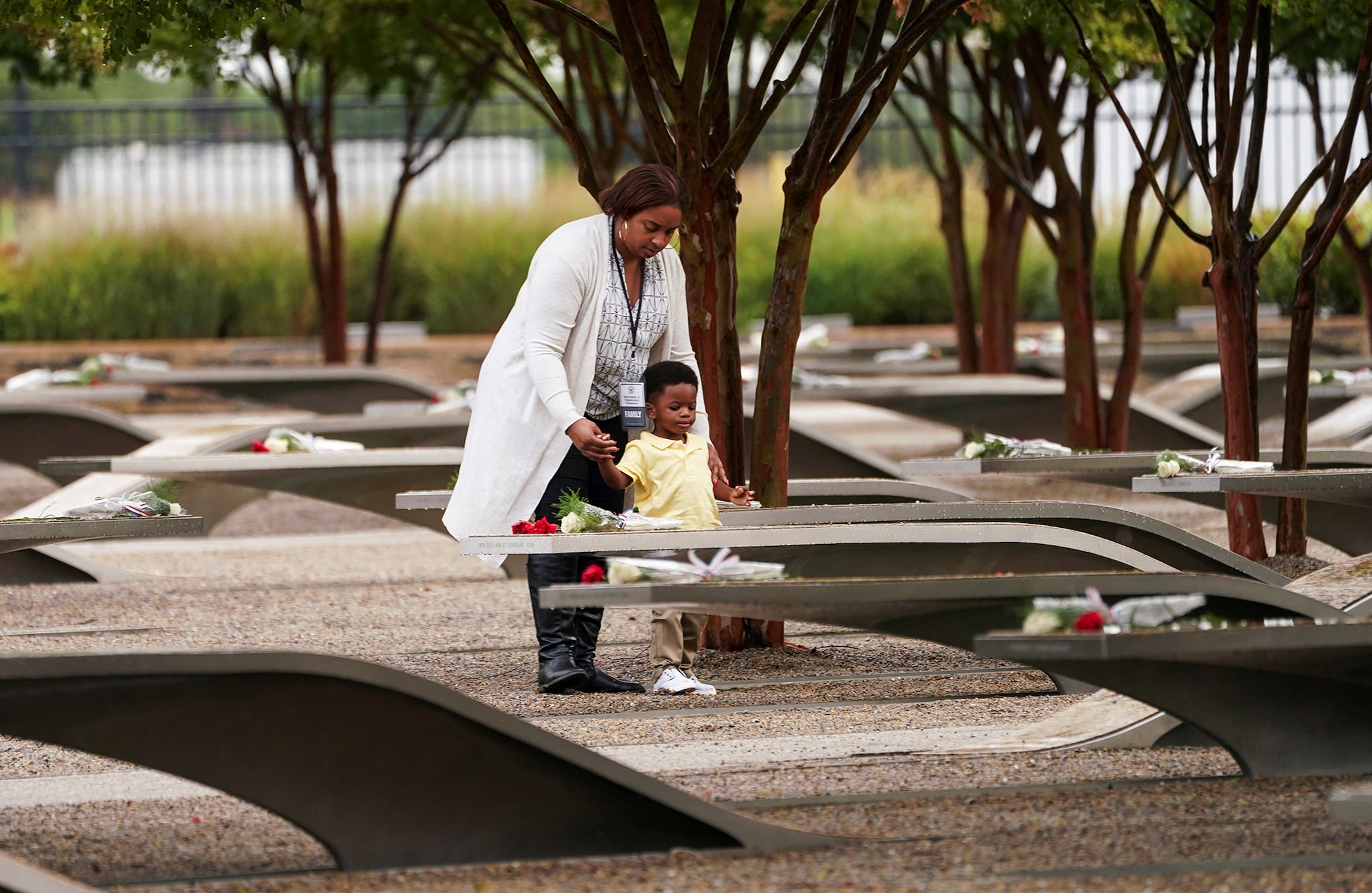 En imágenes : Los estadounidenses conmemoran el aniversario del 11 de septiembre.