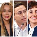 Angélica Lozano, Iván Name, Sandra Ortiz, Cristian Garcés y Carolina Giraldo.