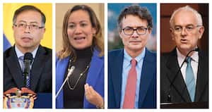 Gustavo Petro, Carolina Corcho, Alejandro Gaviria y José Antonio Ocampo